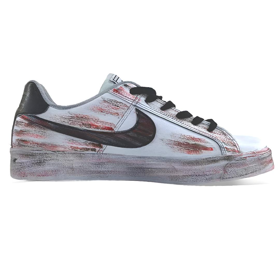 Nike Court Royale Terminator Cushioning Slip Resistant Low top Skateboard Shoes Unisex Gray — фото 3