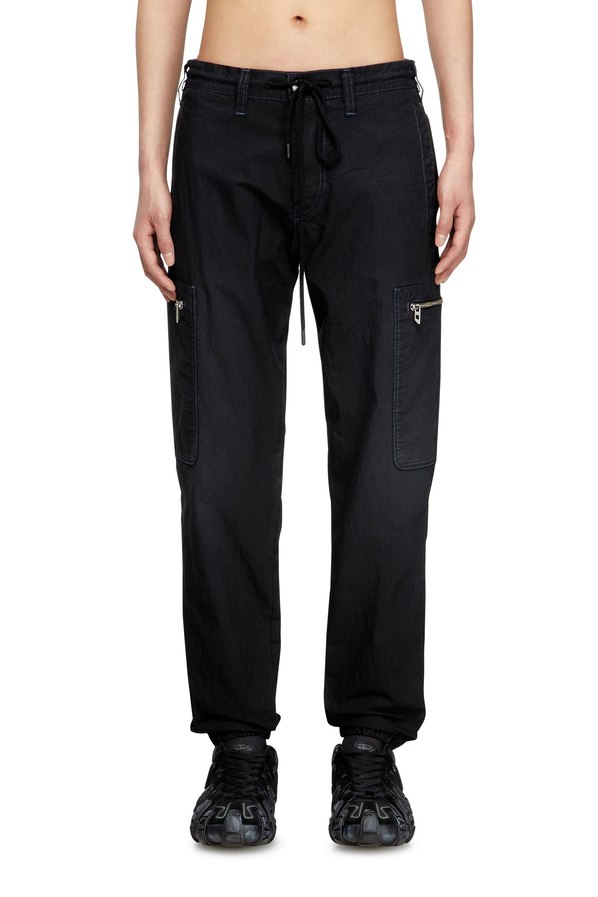 Мужские джинсовые джинсы-джоги D-LAB-TECH-N JOGG Diesel, black — фото 2