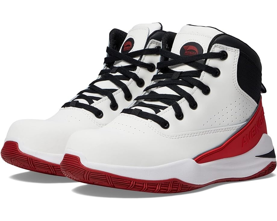 

Ботинки Avenger Work Boots Reaction Mid, цвет White/Red