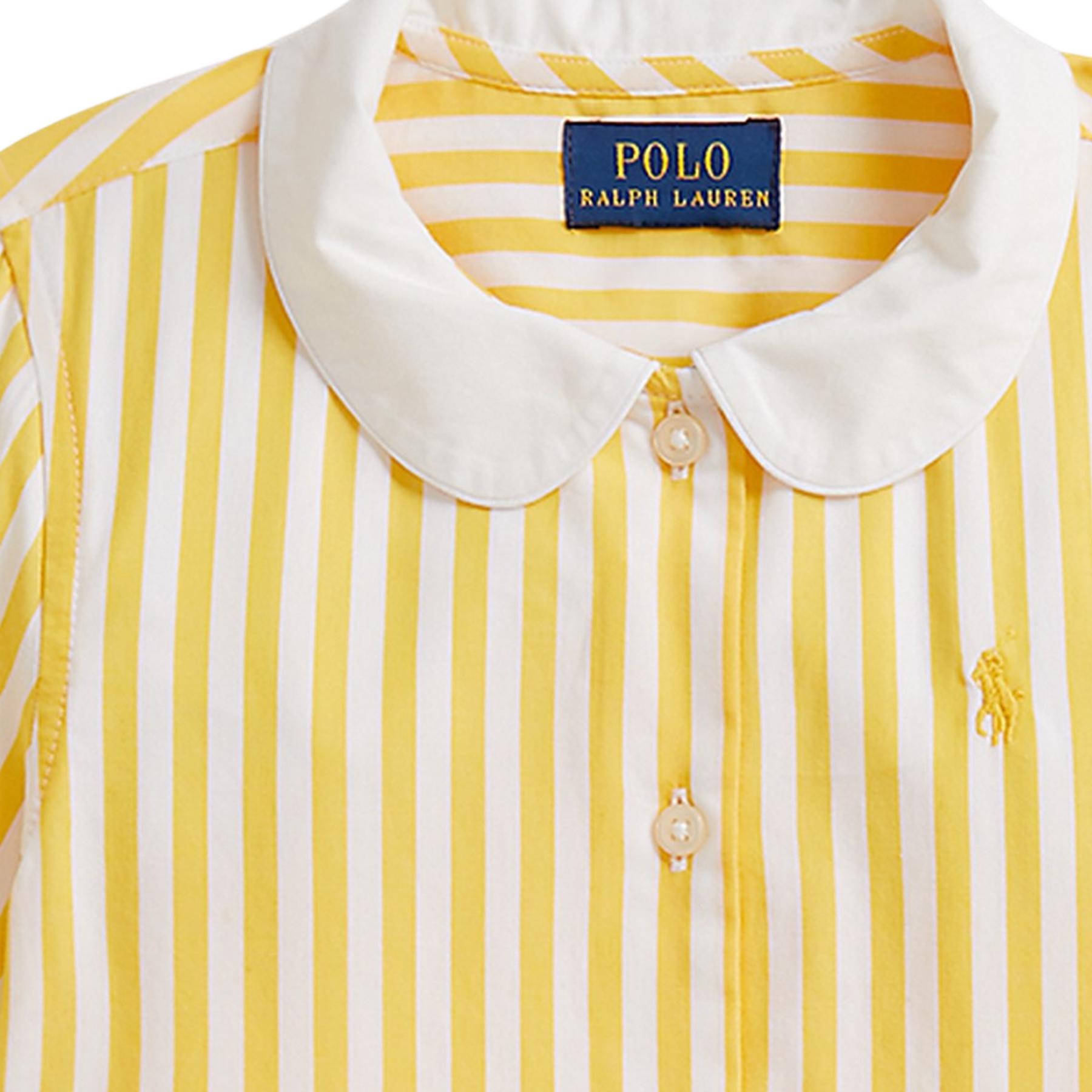 Детское платье с круглым вырезом Moderate Polo Ralph Lauren, мультиколор — фото 4