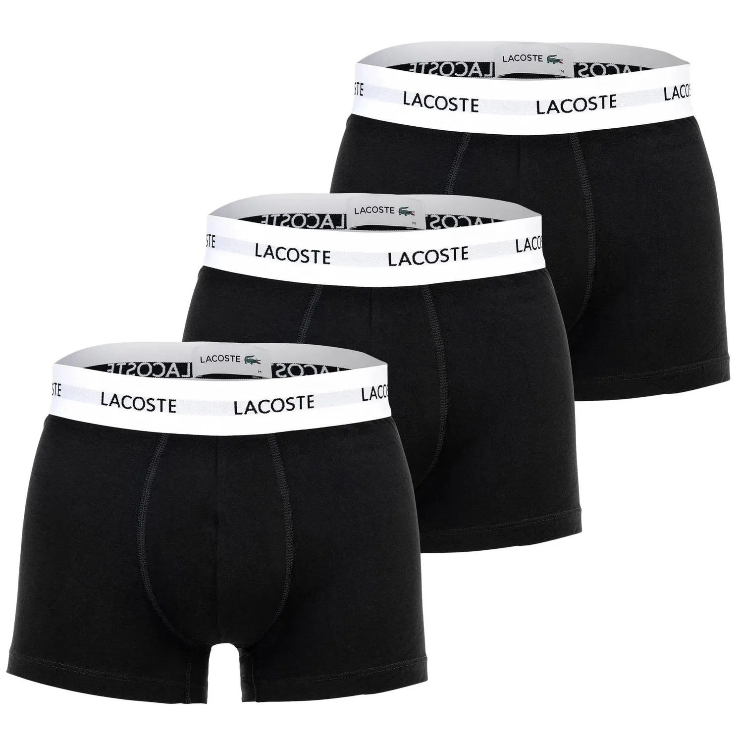 Боксеры 3 шт, Lacoste, черный