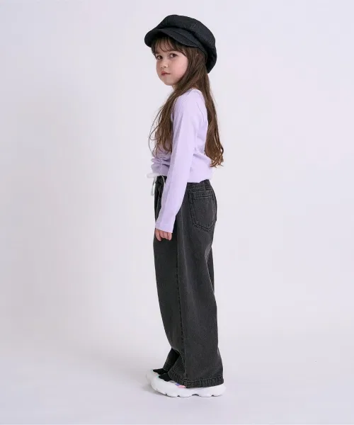 Детские джинсы wide leg minimal — фото 3