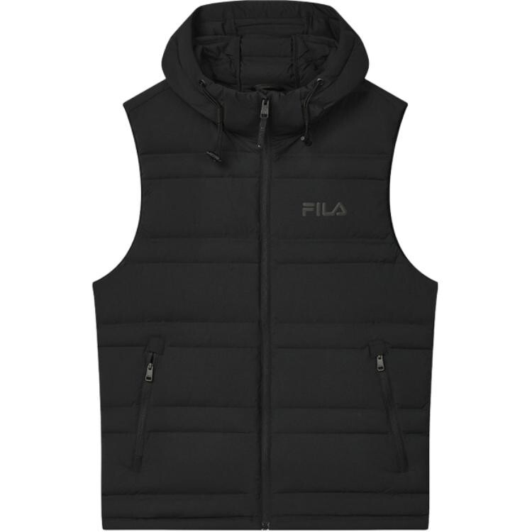 

Жилет мужской, черный как смоль Fila
