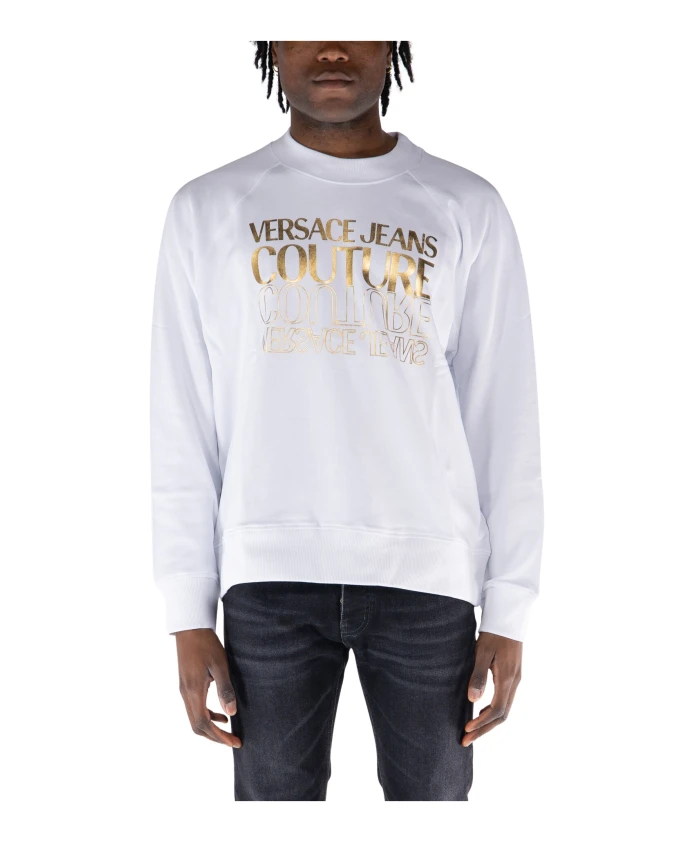 

Толстовка с перевернутым логотипом Versace Jeans Couture, белый