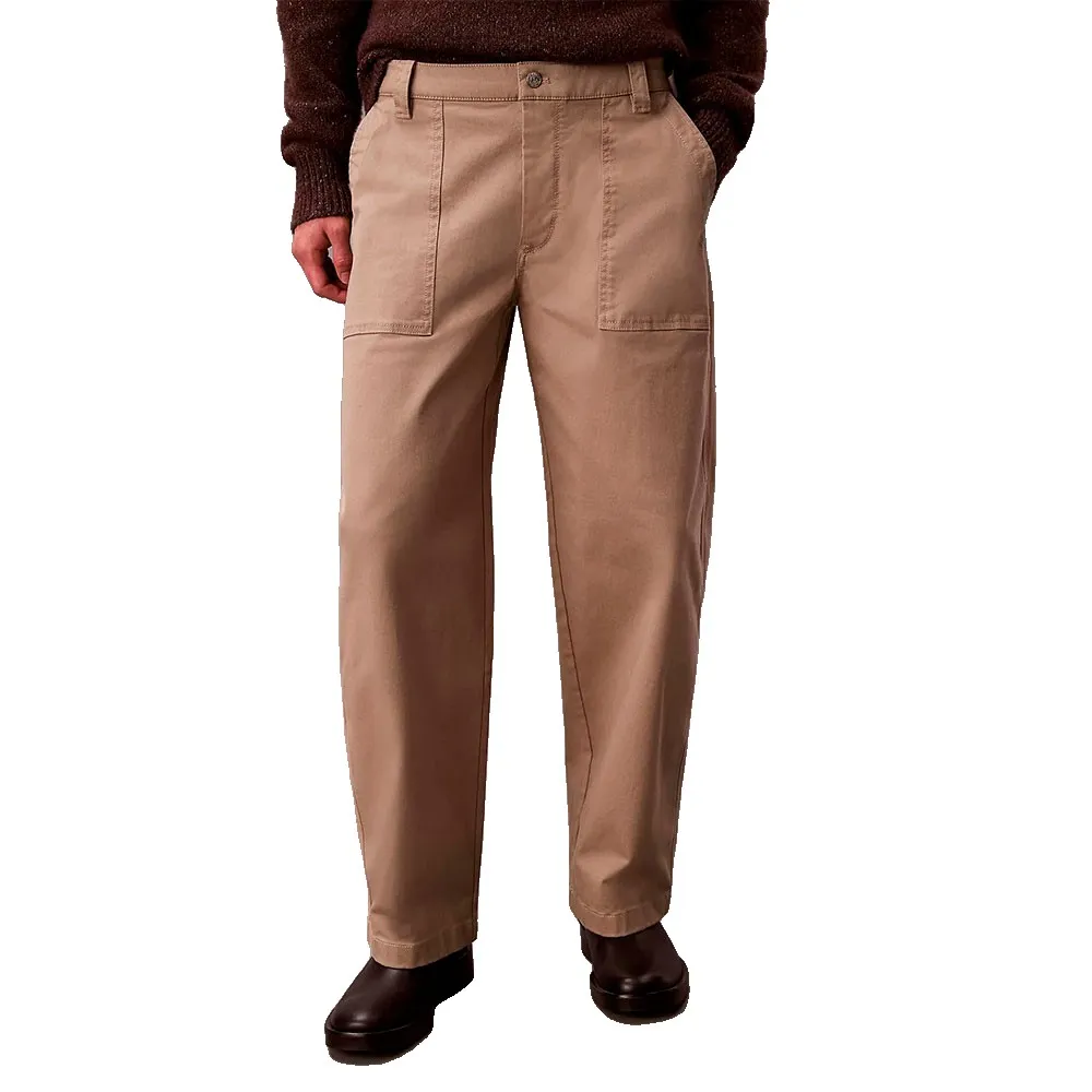 

Брюки-чиносы Calvin Klein Jeans LV04RE605G Barrel, коричневый