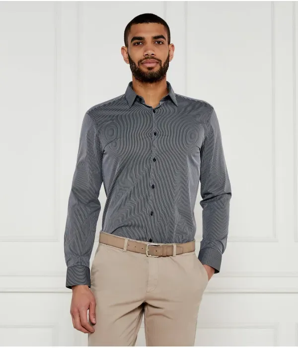 P-Hank-S-Kent-C1-222 футболка slim fit Boss, черный