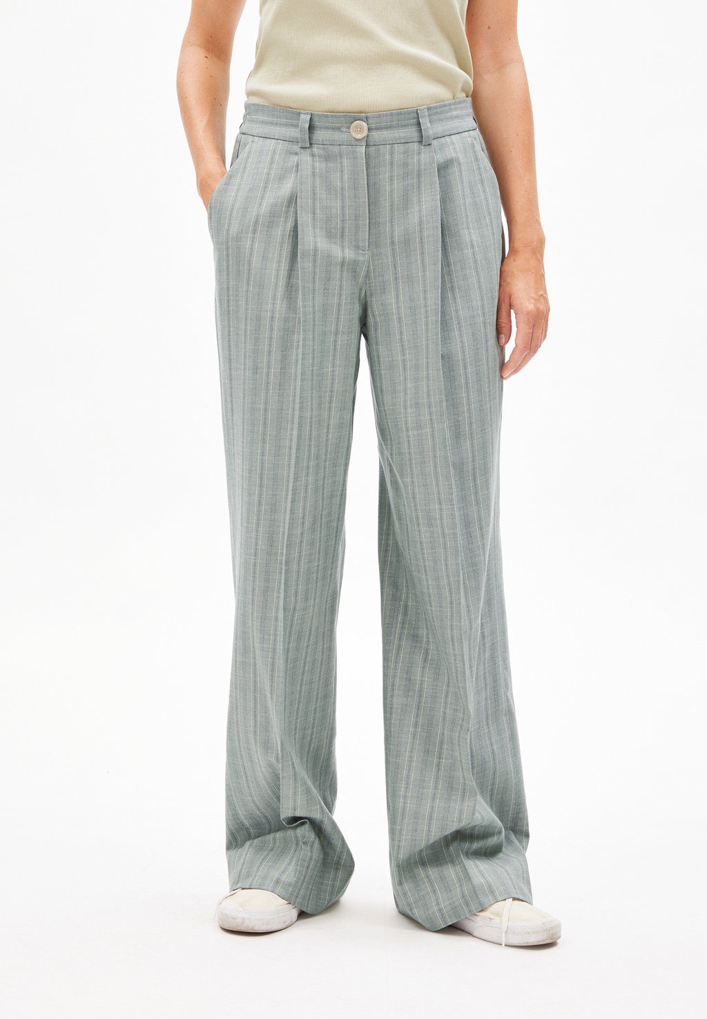 

Брюки NUMAALI STRIPE ARMEDANGELS, неоновый зеленый