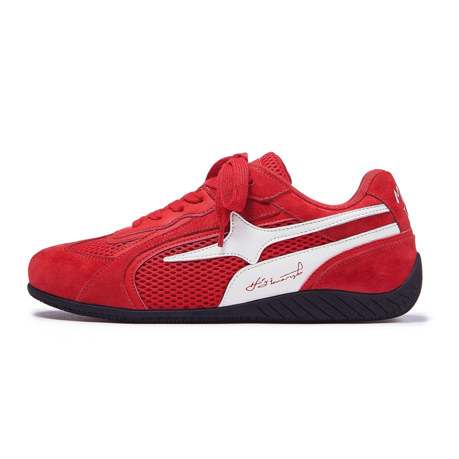 

MASONONCE Немецкие армейские кеды Racing Shoes низкие повседневные унисекс красные, цвет Red