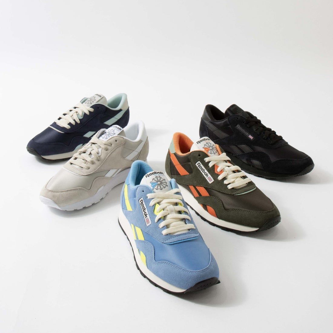Кроссовки КЛАССИЧЕСКИЙ НЕЙЛОН Reebok, Black_100033377 — фото 3