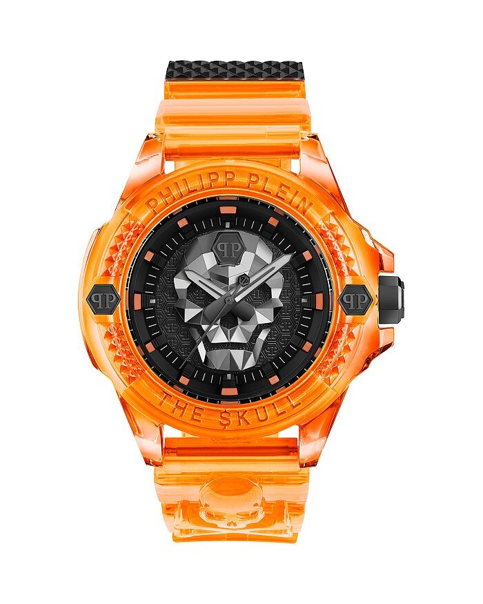 

Часы PHILIPP PLEIN, $kull Scuba Duba Edition, 44 мм, оранжевый