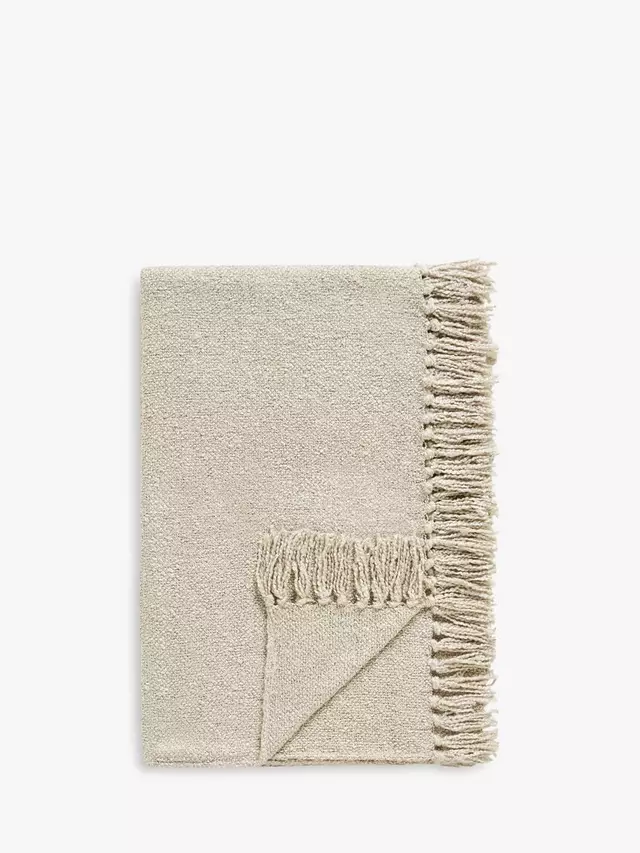 

Плед John Lewis Chunky Weave, цвет chalk