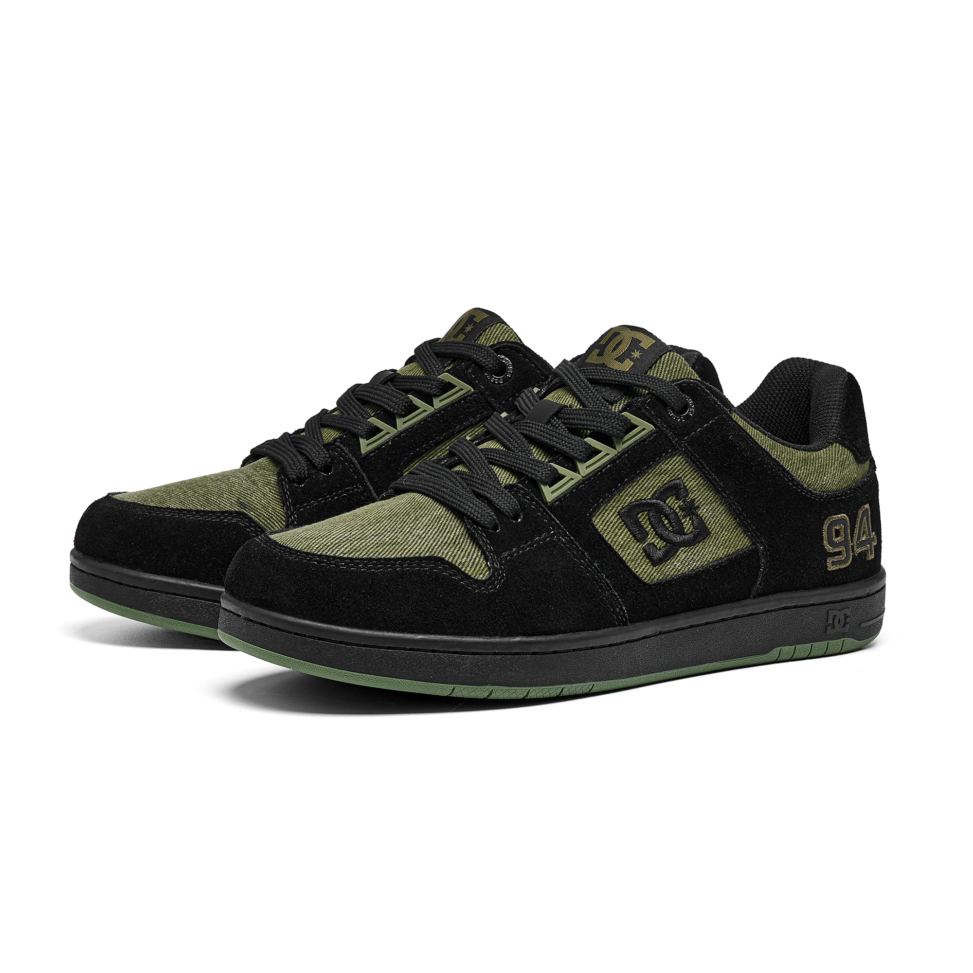Кроссовки MANTECA Low top Skateboard для мужчин DCSHOES, черный зеленый[standard, true to size, true to size] — фото 3