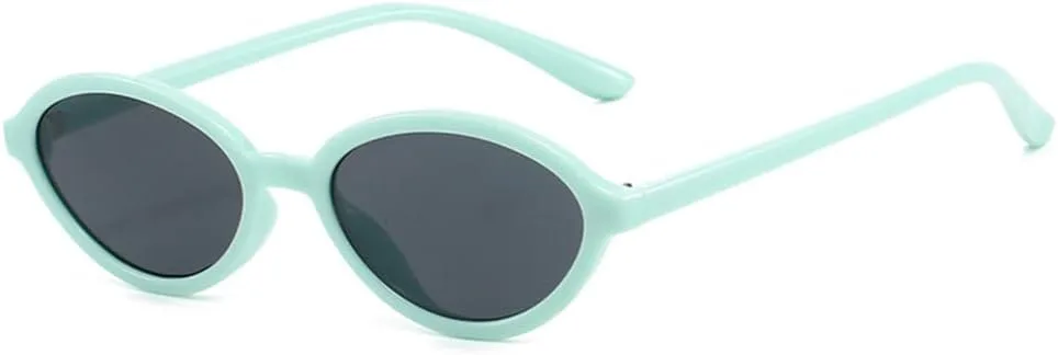 

Солнцезащитные очки UV400 - «Кошачий глаз», леопардовый овальный дизайн, желейные, для женщин и мужчин, для бега и активного отдыха generic, Lightblue-black