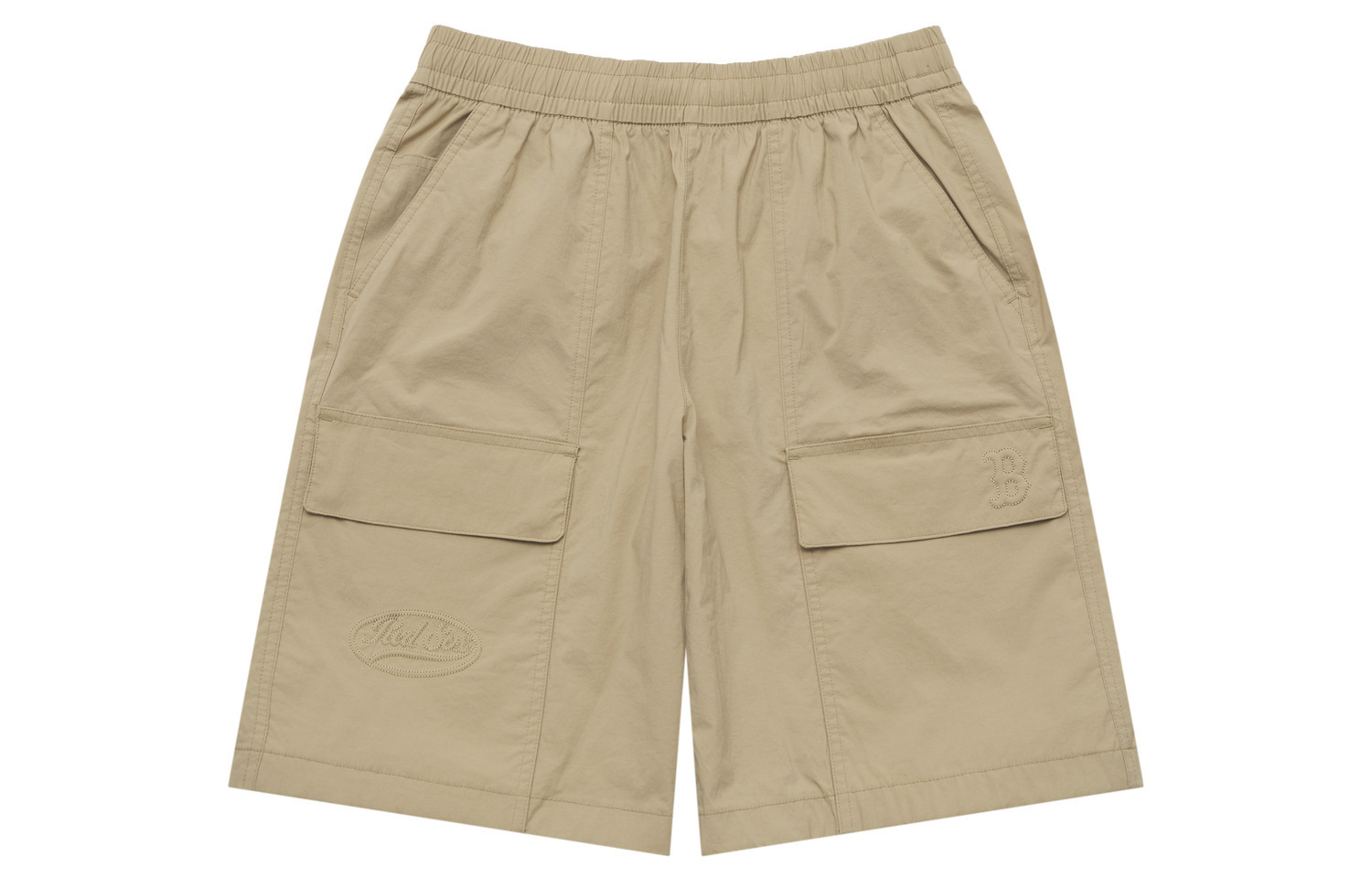 

MLB Базовые карго-шорты unisex khaki в стиле preppy