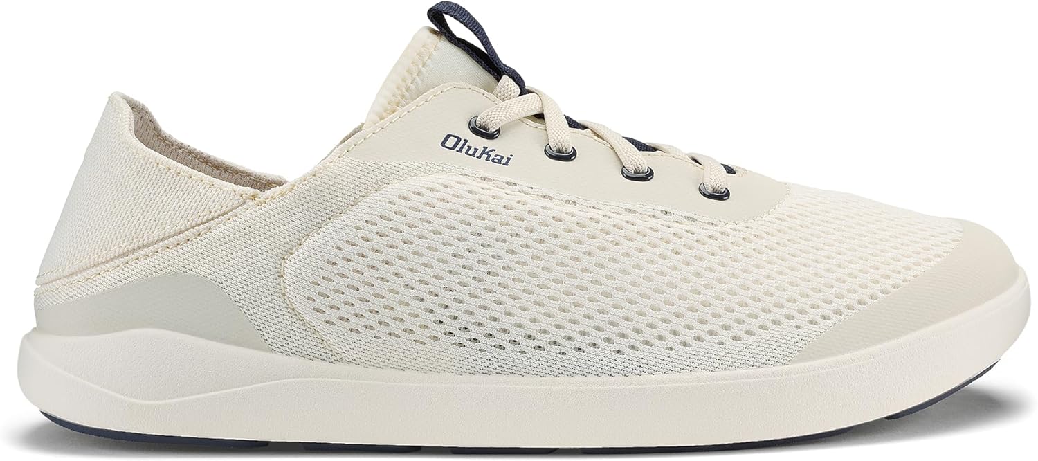 

Мужские водные кроссовки OLUKAI 'Ahi, готовые для воды, с индивидуальной шнуровкой, легкие и дышащие, с улучшенным сцеплением и устойчивостью, белый/синий