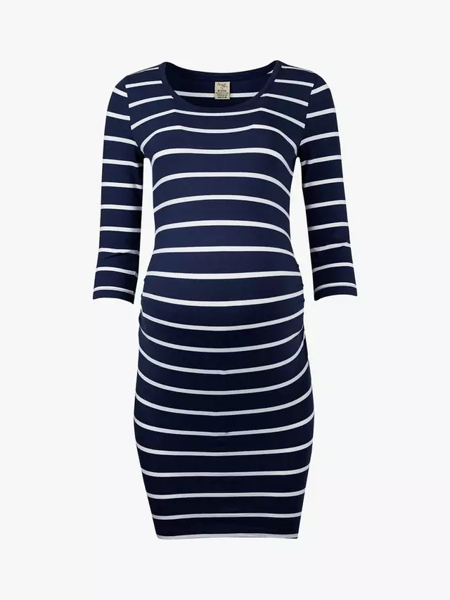 

Платье Frugi Erin Breton Stripe Maternity, цвет indigo