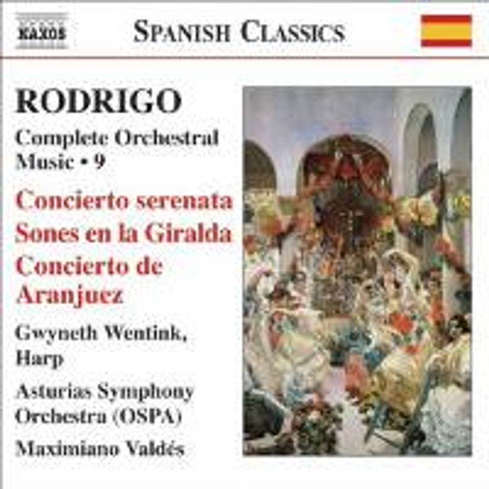 

Диск CD Rodrigo: Complete Orchestral Music Vol. 9 - Harp Concerto & Transcriptions - Joaquín Rodrigo, Gwyneth Wentink, Maximiano Valdes, Asturias Symphony Orchestra