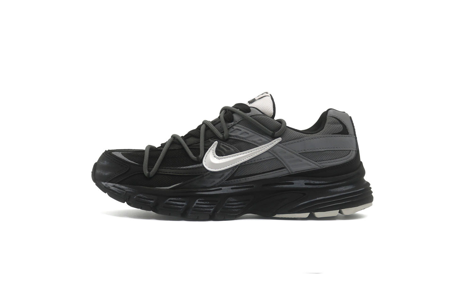 

Nike Инициатор устойчивые к истиранию низкие кроссовки унисекс Black Gray