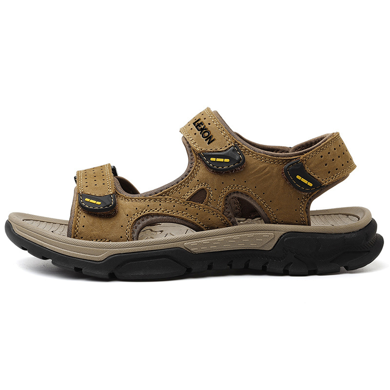 

LEXON Пляжные сандалии мужские коричневые хаки, цвет Khaki