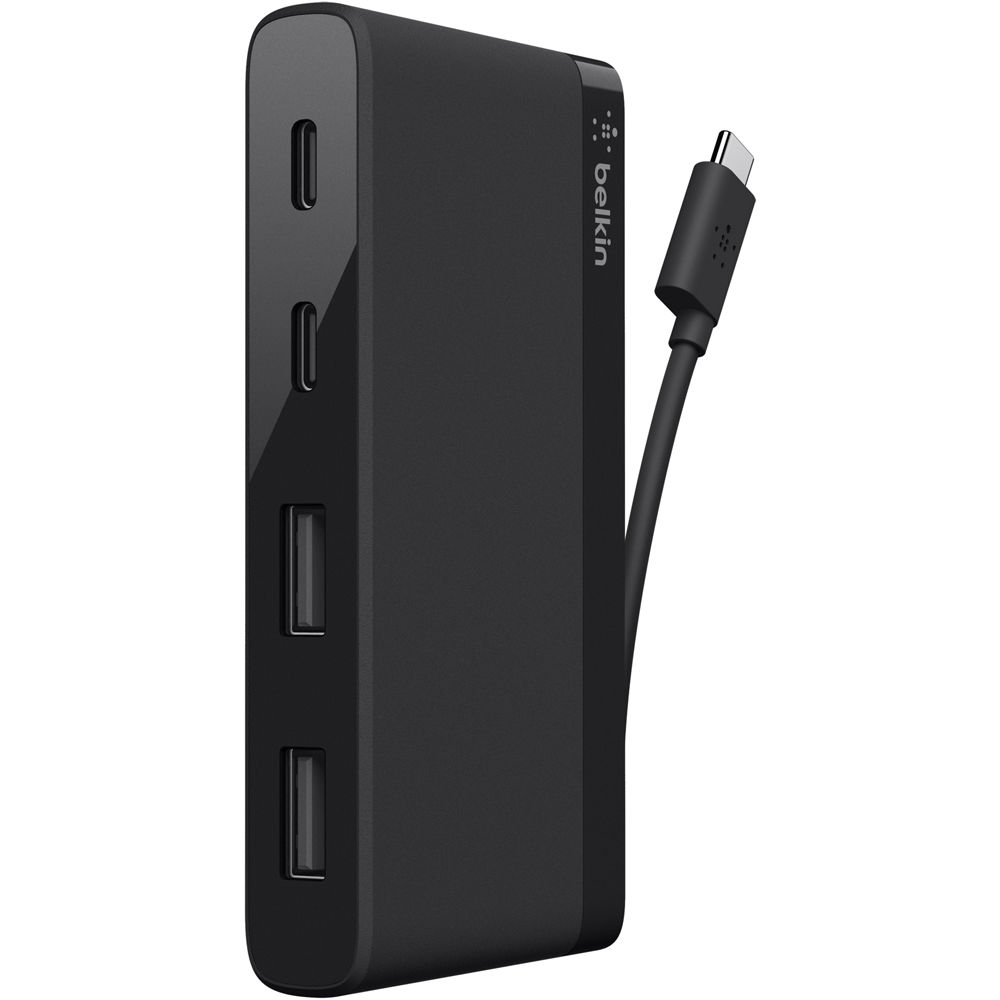

Док-станция Belkin 4-Port USB 3.1 Gen 1 Type-C Mini Hub F4U090BTBLK