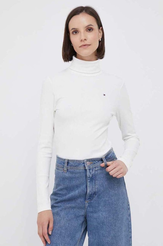

Лонгслив Tommy Hilfiger, бежевый