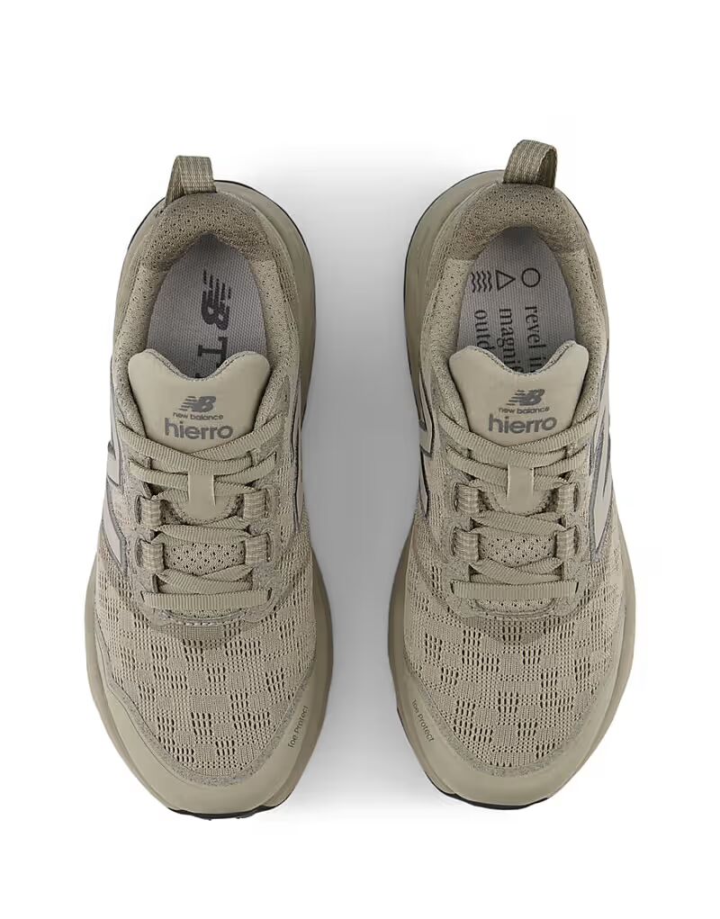 Кроссовки New Balance Fresh foam x hierro v9 в цвете arid stone — фото 4