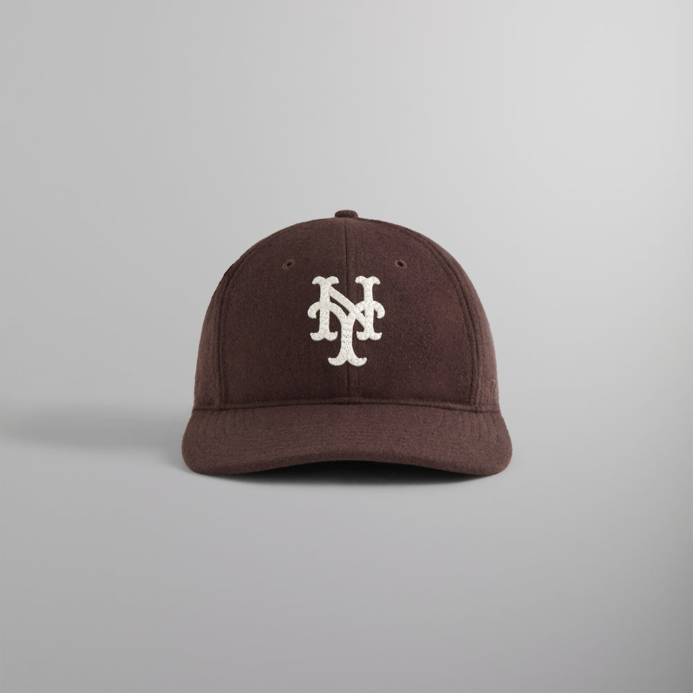 

Бейсболка Kith & '47 for the New York Mets Stem Stitch Franchise LS Cap, цвет Kindling