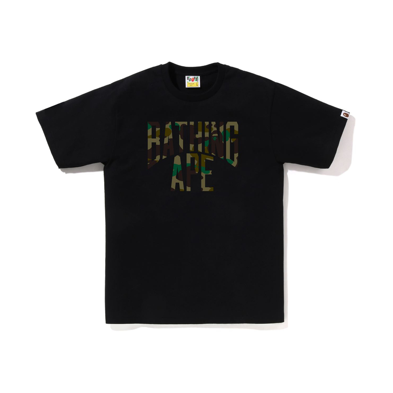Футболка Bape 1st Camo Nyc Logo A BATHING APE, черная — фото 2