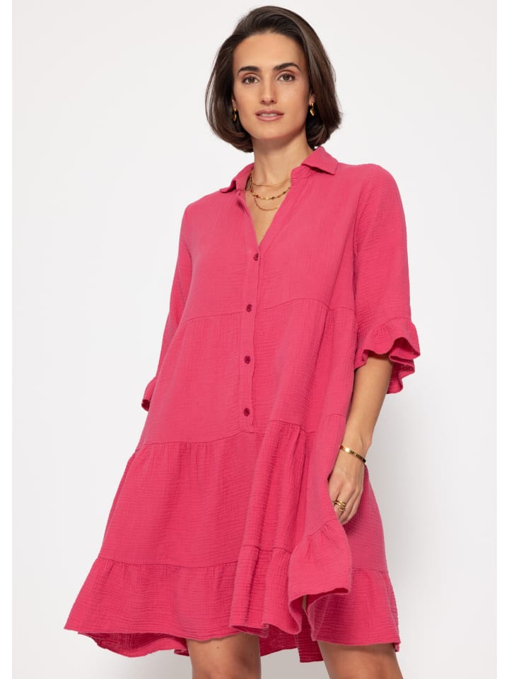 

Короткое платье SASSYCLASSY, розовый