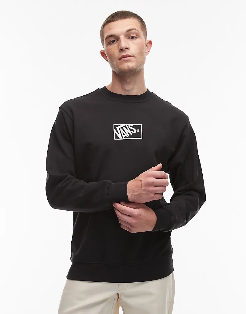 

Толстовка Vans с логотипом Blockbox Central, свободного кроя, черного цвета