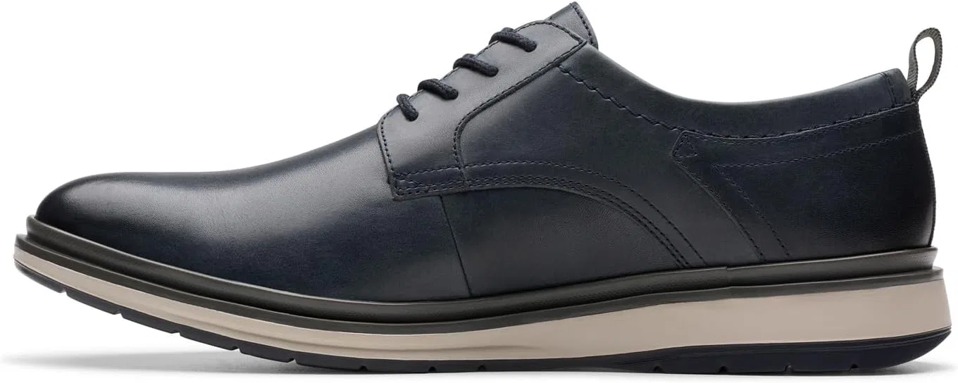 Clarks - - Мужские низкие туфли Chantry, Navy Leather — фото 3