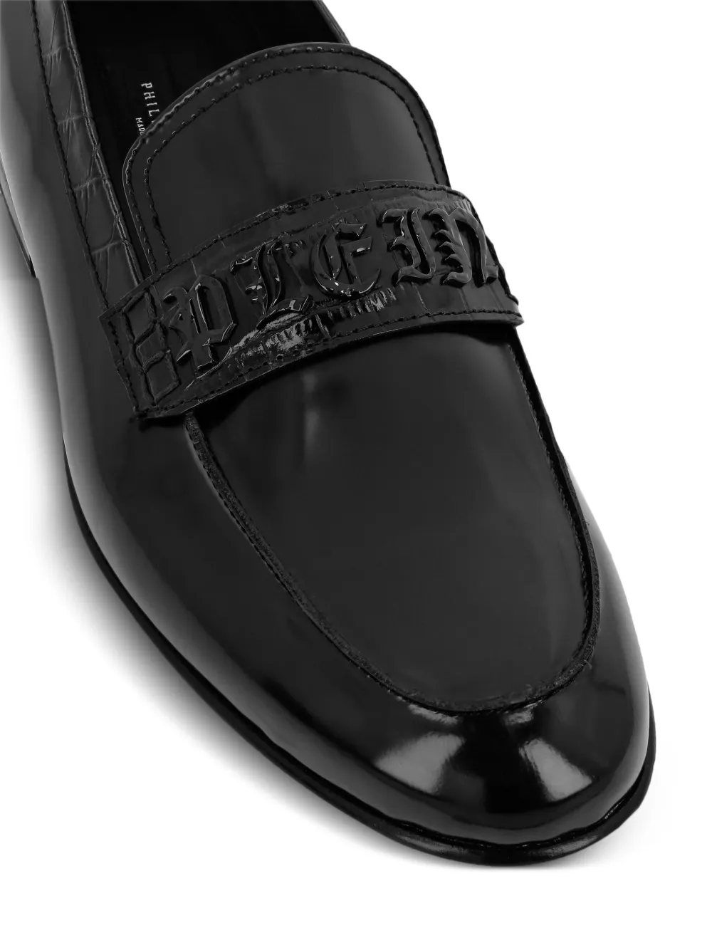 Лоферы с логотипом Philipp Plein, черный — фото 4