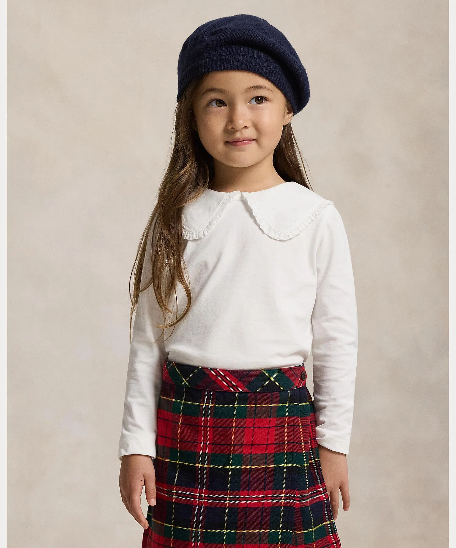 Детская футболка Polo Ralph Lauren с рюшами