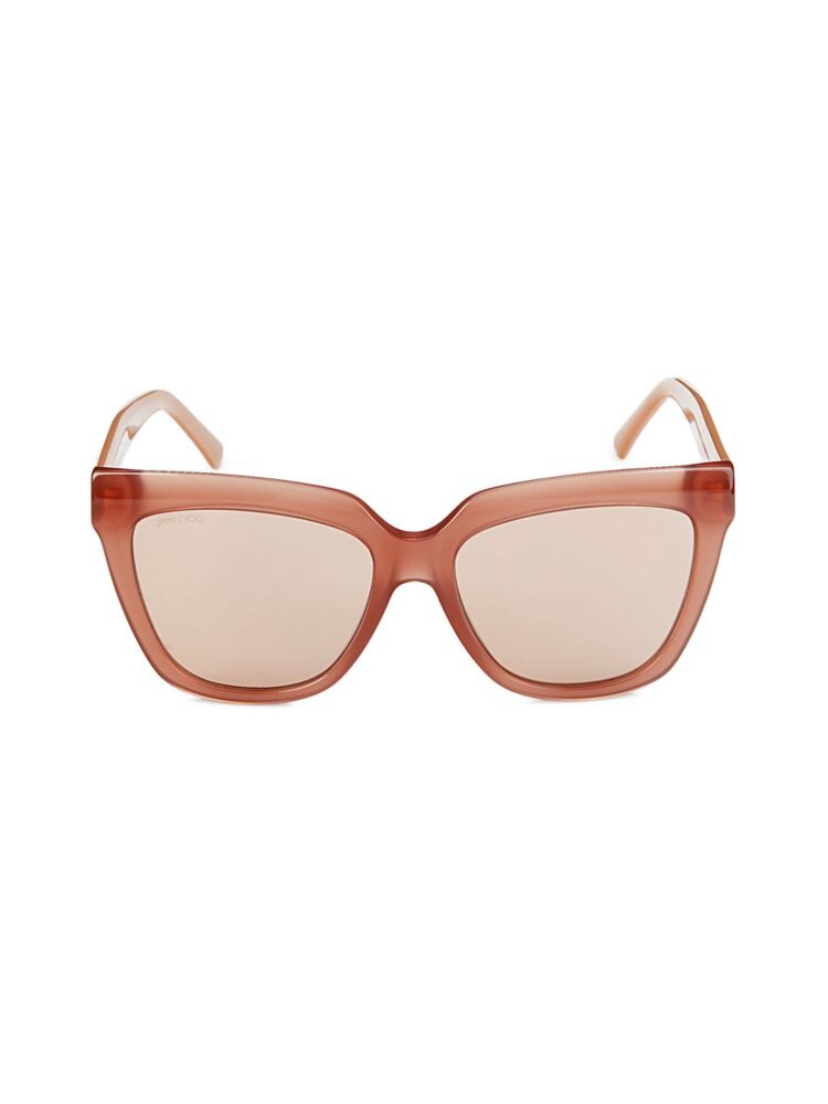 

Квадратные солнцезащитные очки Leela 55MM Jimmy Choo, коричневый