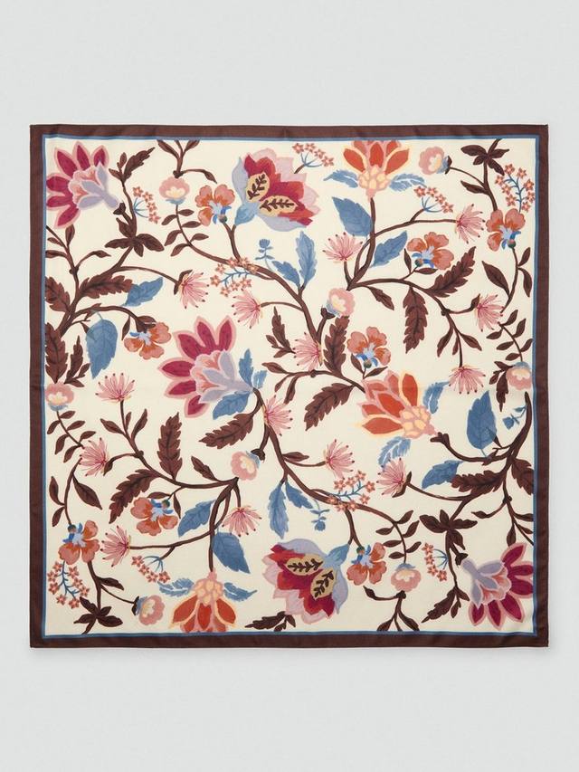 

Clavel цветочный шарф Mango, Dark Brown