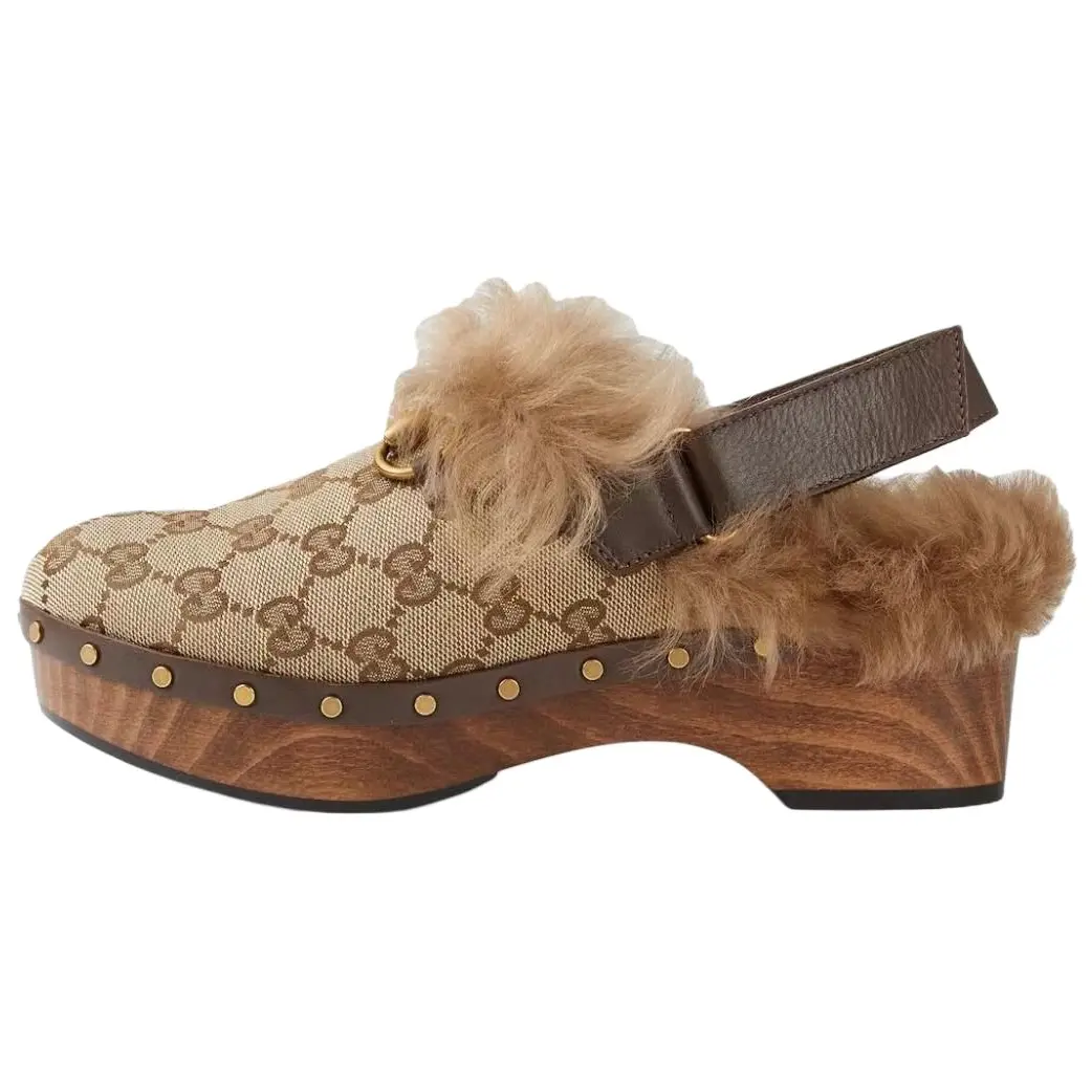 Туфли женские повседневные Women's Casual Shoes Women's Brown Gucci