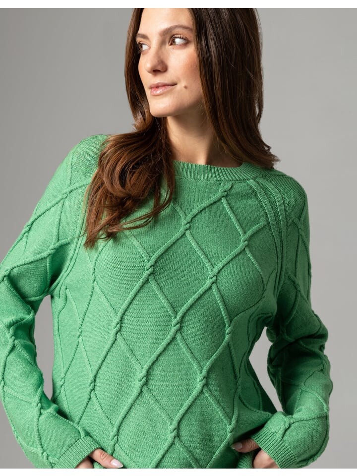 

Пуловер More & More Strickpullover, цвет gruen