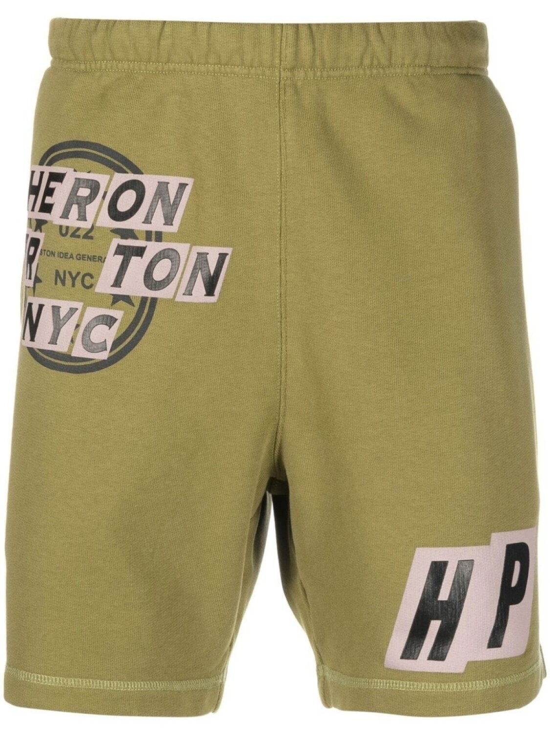 

Heron Preston спортивные шорты с нашивкой-логотипом, зеленый