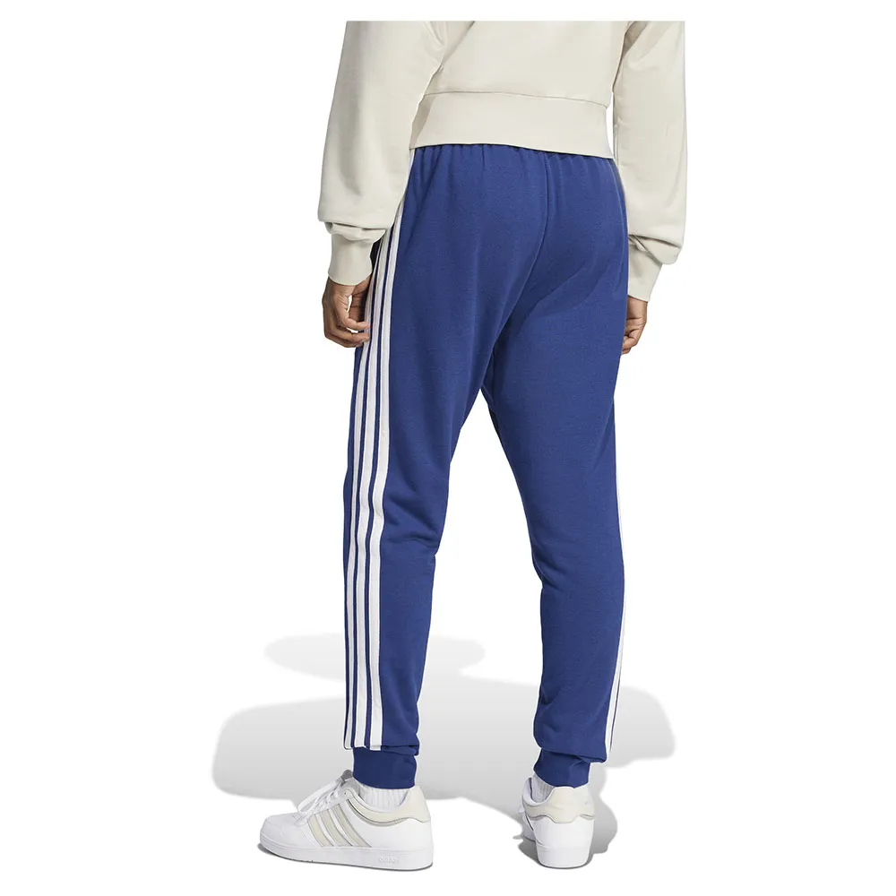Джоггеры adidas Essential 3 Stripes French Terry, синий — фото 2