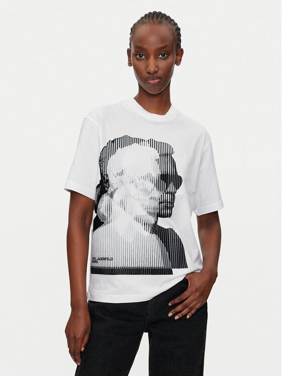 

Футболка стандартного кроя Karl Lagerfeld Jeans, белый