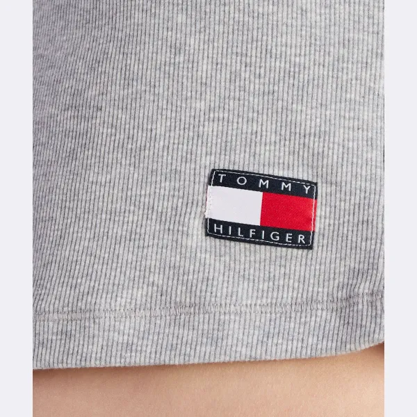 Топ стандартного кроя Tommy Hilfiger, серый — фото 4