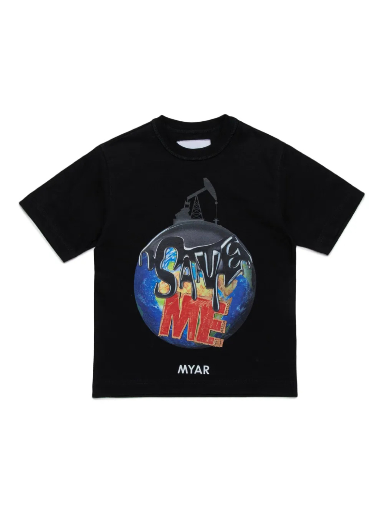 

Футболка с графическим принтом MYAR KIDS, черный