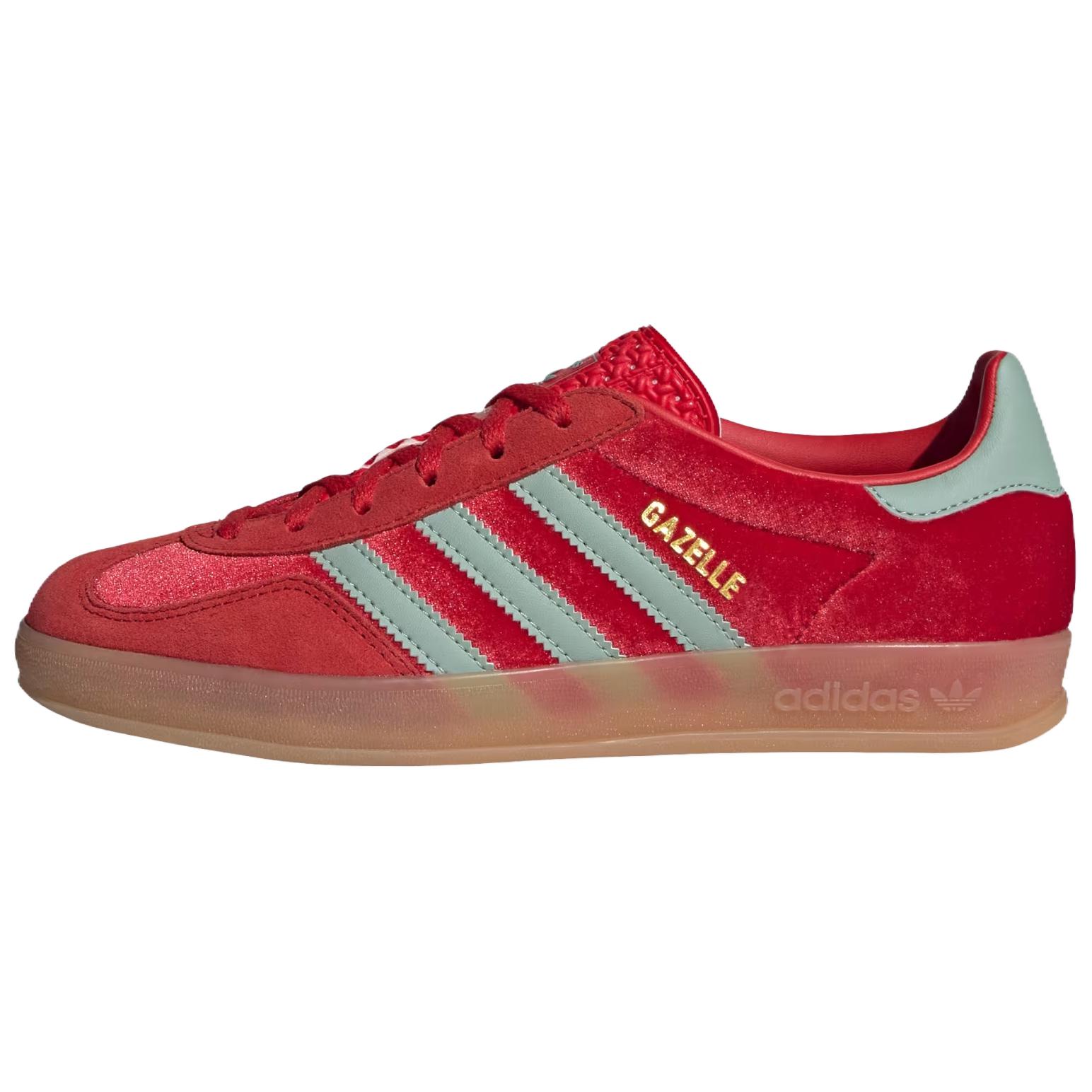 

Кроссовки Women's Gazelle Indoor 'Better Scarlet Green Velvet' Adidas