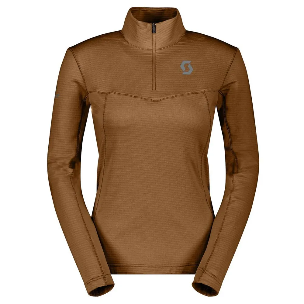 

Флис Scott Defined Light half zip, коричневый