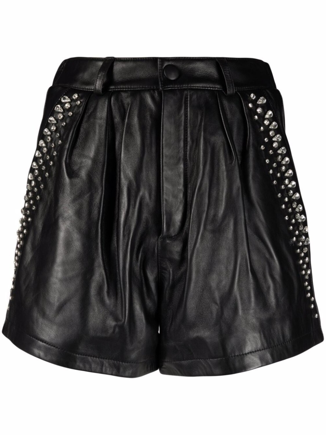 

Philipp Plein шорты с кристаллами, черный