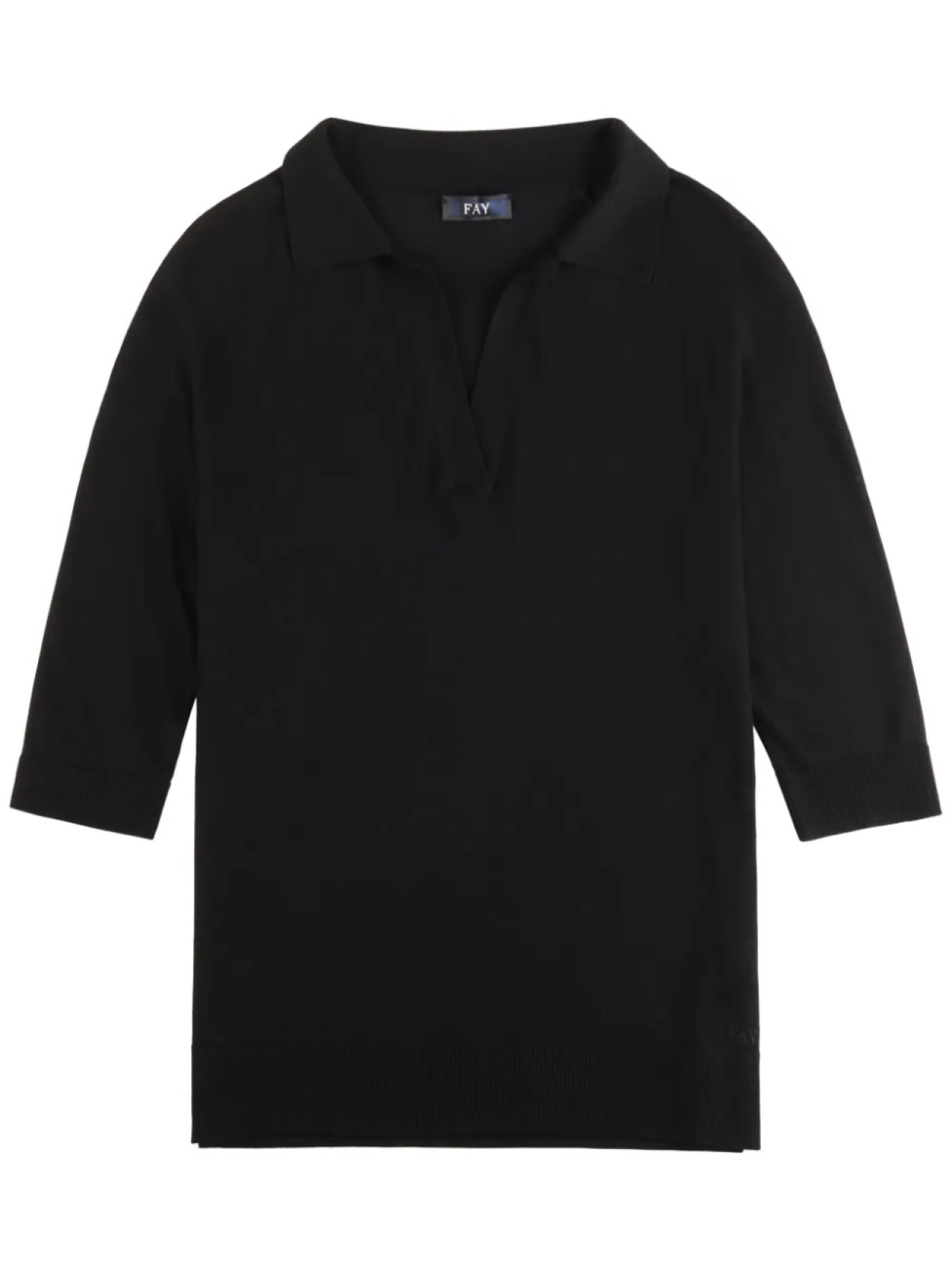 

Джемпер Fay с V-образным вырезом, черный