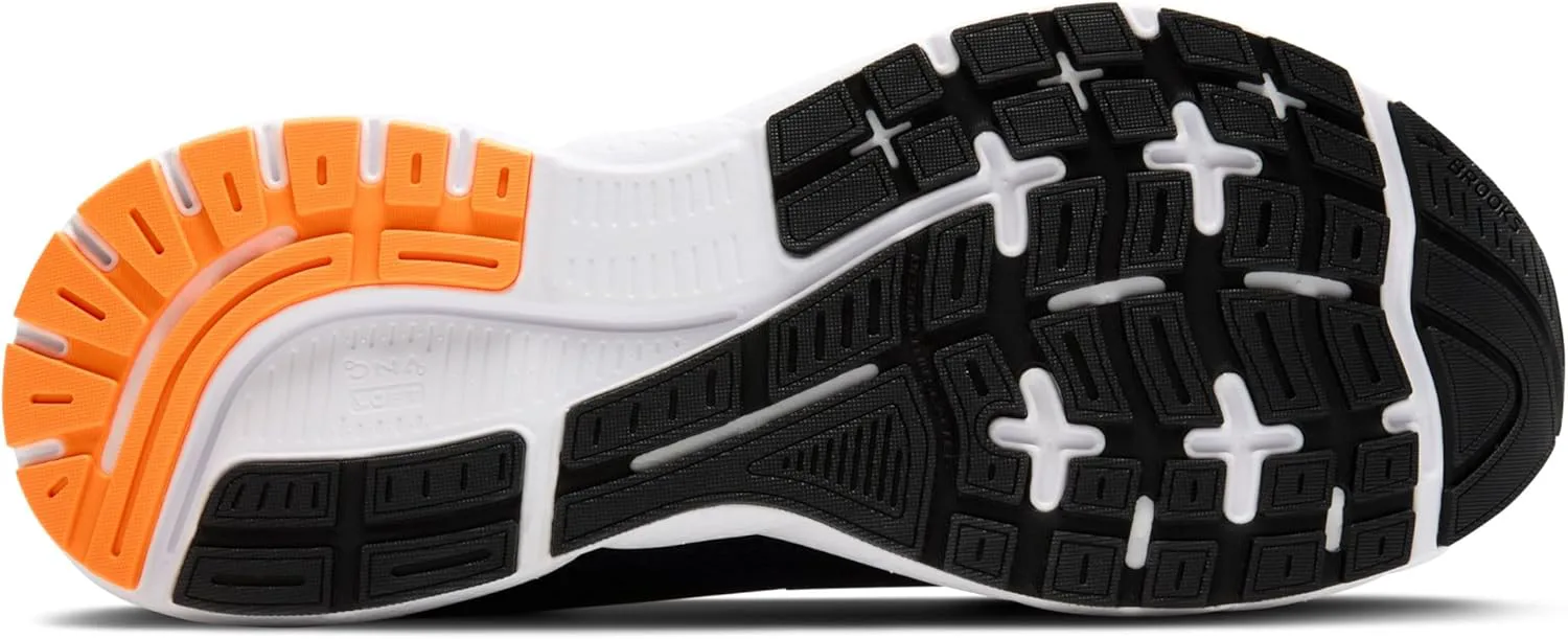 Мужские нейтральные беговые кроссовки Brooks Trace 4, черный/оранжевый — фото 3
