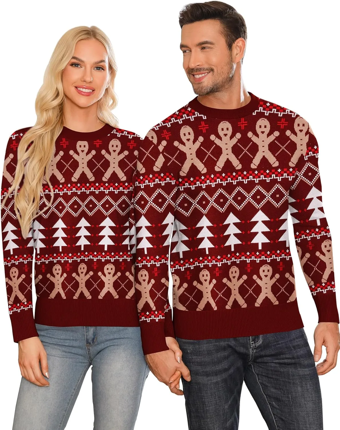 

Рождественский свитер Babioboa с оленями и снежинками