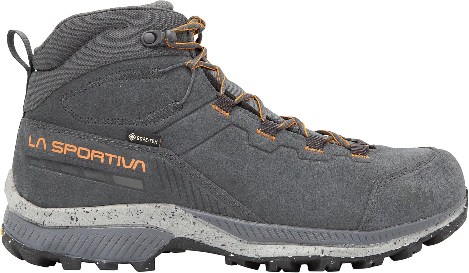 Мужские походные ботинки La Sportiva TX Hike Mid из кожи с гидроизоляцией GTX, Metal/Hawaiian Sun — фото 3