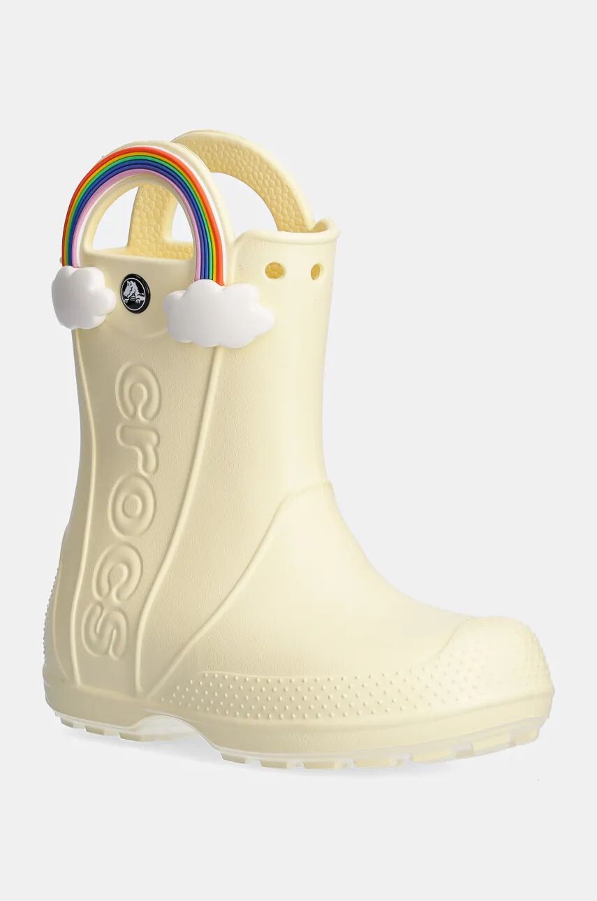 

Непромокаемые сапоги Crocs HANDLE IT RAINBOW RAIN BOOT, желтый